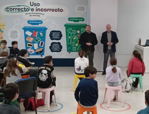 Alumnos del CEIP ‘Sebastián de Córdoba’ de Úbeda visitan el Centro de Interpretación del Reciclaje y la Economía Circular de Ibros